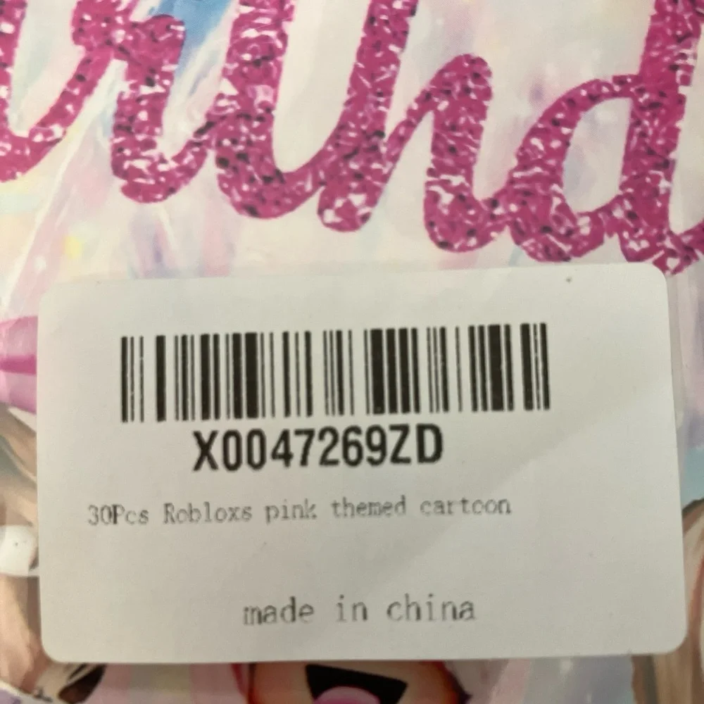 Roblox Birthday Party Favors bags